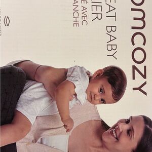 ComfyCozy Baby Bib - White